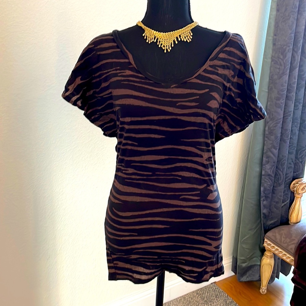 Ella Moss flutter sleeve Tee